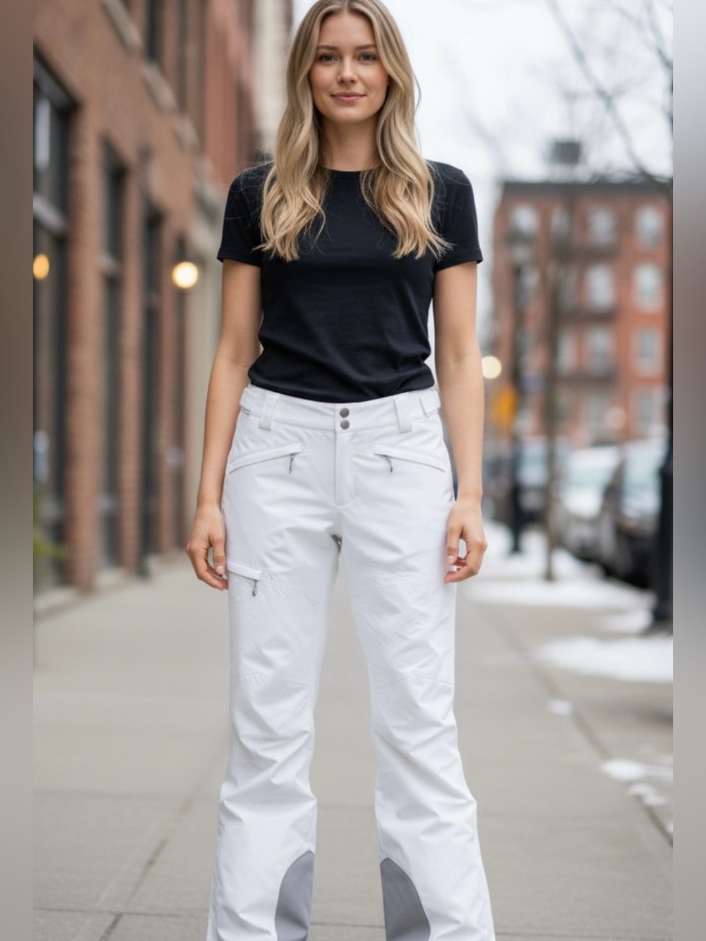 Columbia White Ski Pant for Women’s , size Large